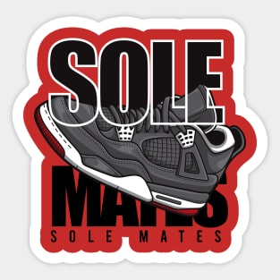 AJ 4 Retro Bred Shoes Sticker